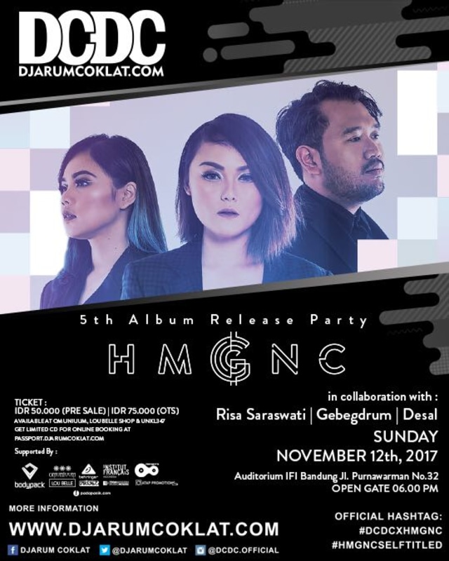 Pesta peluncuran album ke-5 HMGNC (Foto: Demajors Independent Music Industry (DIMI))