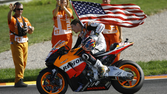 Nicky Hayden juara dunia 2006. (Foto: AFP/Eduardo Ripoll)