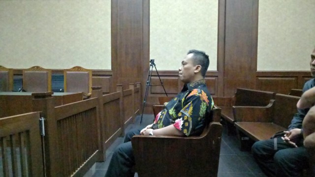 Akhmad Zaini di Pengadilan Tipikor (Foto: Nadia Jovita Injilia Riso/kumparan)