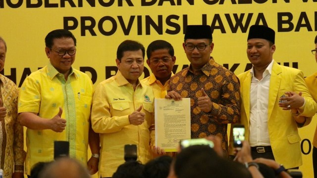 Golkar dukung Ridwan Kamil untuk Pilgub Jabar (Foto: Fanny Kusumawardhani/kumparan)