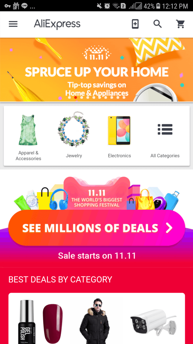 Diskon perayaan Singles' Day Indonesia. (Foto: Ali Express)