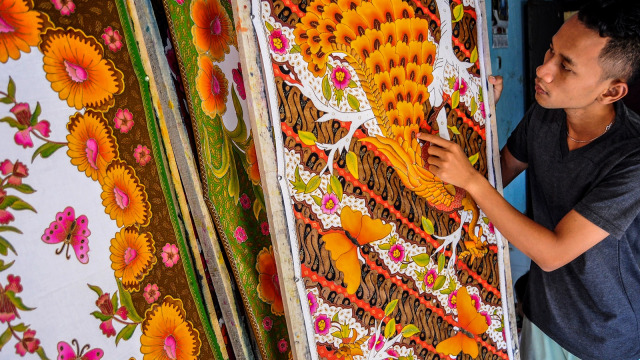 Pembuatan batik Pekalongan (Foto: Antara/Harviyan Perdana Putra)