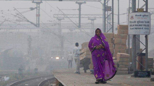 Polusi di India (Foto: REUTERS/Saumya Khandelwal)