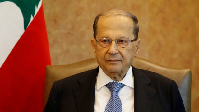 Michel Aoun, Presiden Lebanon Foto: REUTERS/Mohamed Azakir/File Photo