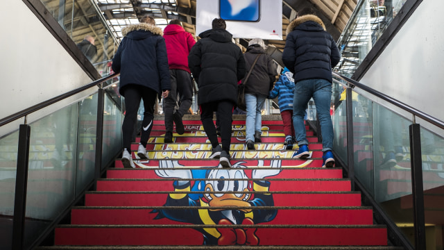 Donaldist fans club Donald Duck di Jerman (Foto: John MACDOUGALL / AFP)