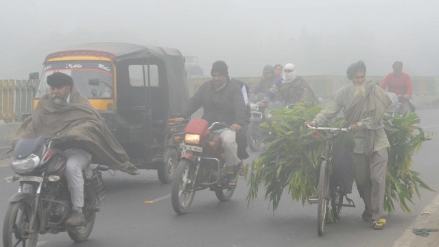 Polusi udara yang parah di New Delhi, India (Foto: Narinder Nanu/AFP)