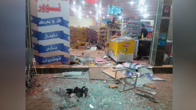 Gempa di Halabja, Irak (Foto: TWITTER - Osama Golpy/Rudaw/Social Media/via REUTERS ATTENTION EDITORS)