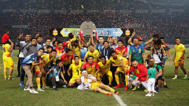 Bhayangkara FC, juara Liga 1 2017. (Foto: Dok. Media Bhayangkara)
