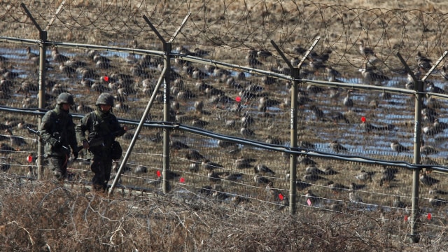 Tentara Korea Utara Foto: Hong Ki-won/Yonhap via REUTERS