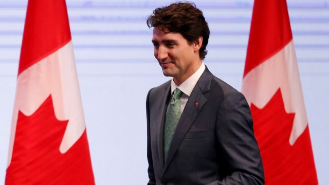 PM Kanada Justin Trudeau di Manila (Foto: REUTERS/Czar Dancel)