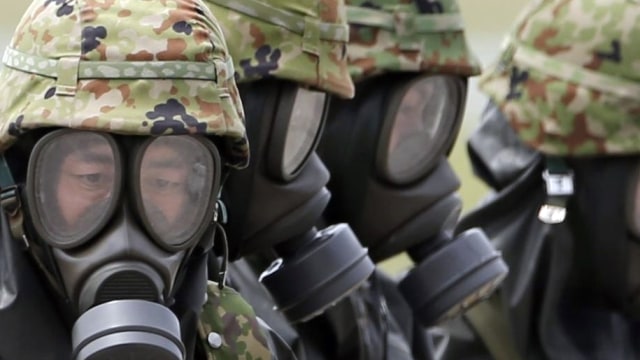 Ilustrasi senjata kimia (Foto: Reuters/Issei Kato)
