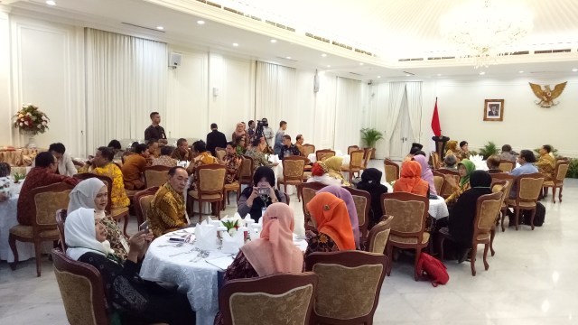 JK Santap Malam Bersama Alumni Guru Besar HMI (Foto: Kevin Kurnianto/kumparan)