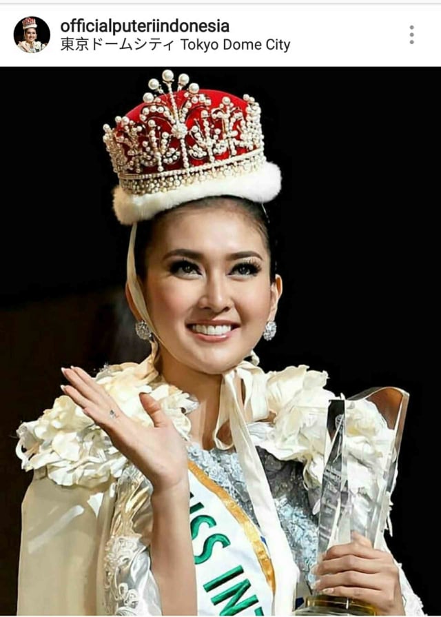 Kevin Liliana Memenangi Miss International 2017