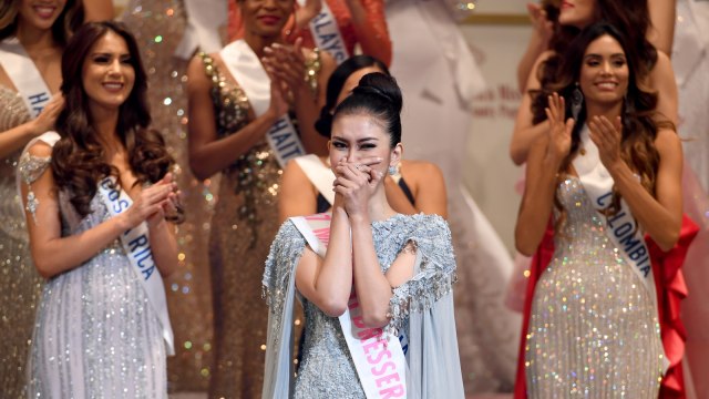 Kevin Lilliana, Miss International 2017 (Foto: Toshifumi KITAMURA / AFP)