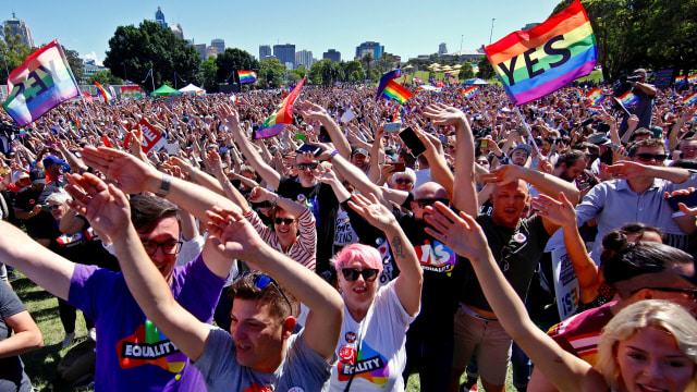 Australia setuju legalkan perkawinan sesama jenis (Foto: REUTERS/David Gray)