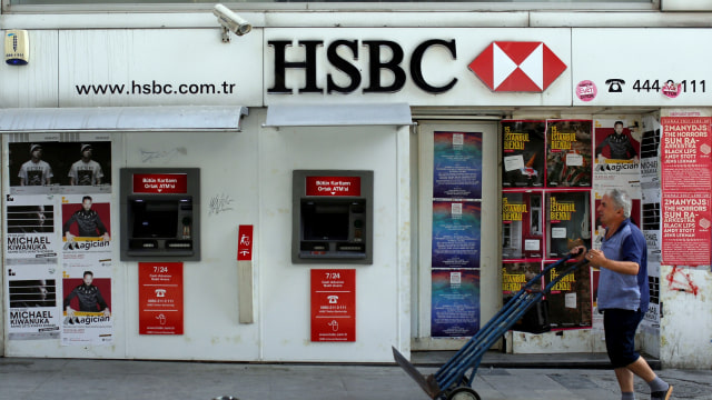 Ilustrasi Bank HSBC Foto: REUTERS/Murad Sezer