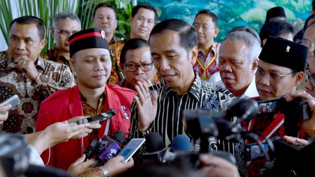 Presiden Jokowi di Manado. (Foto:  Biro Pers Setpres)