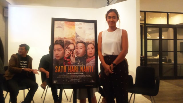 Preskon film 'Satu Hari Nanti'. (Foto: DN. Mustika Sari/kumparan)
