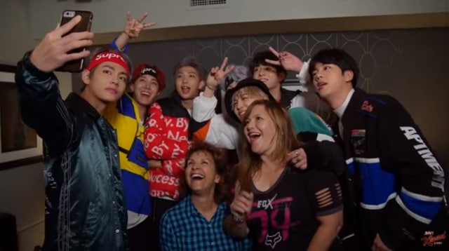 BTS di Jimmy Kimmel Show. (Foto: Youtube/Jimmy Kimmel Live)