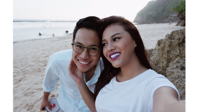 Aurel Hermansyah dan Rabbani Zaki (Foto: Instagram/@rabbanizaki)