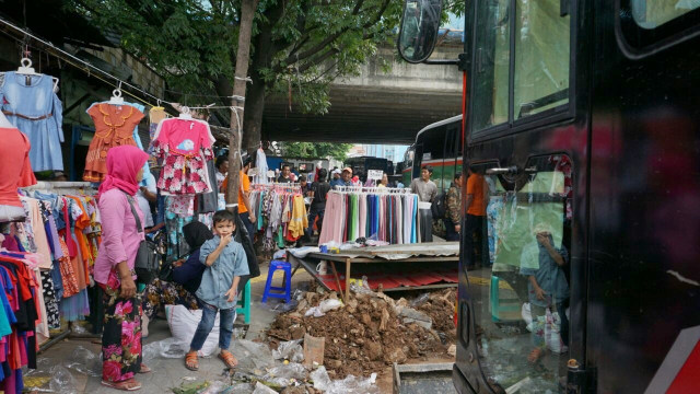 Suasana tortoar Blok G Pasar Tanah Abang (Foto: Iqbal Firdaus/kumparan)