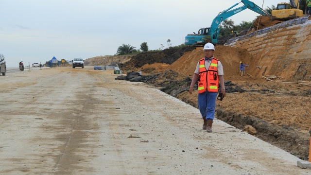 Proyek Tol Jalan Tol Balikpapan-Samarinda (Foto: Dok: PT Jasa Marga)