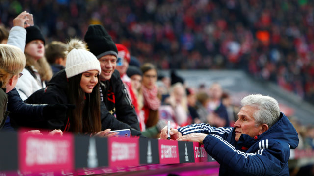 Pendar Heynckes bersama Bayern Muenchen. (Foto: Reuters//Michaela Rehle)