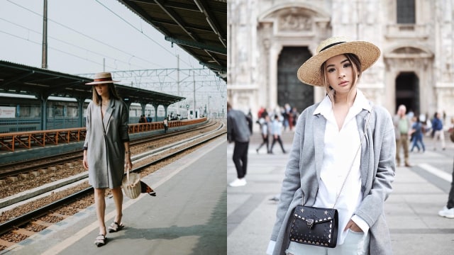 Tren fashion kekinian saat berlibur. (Foto: Instagram/@anazsiantar & @sergeantkero)
