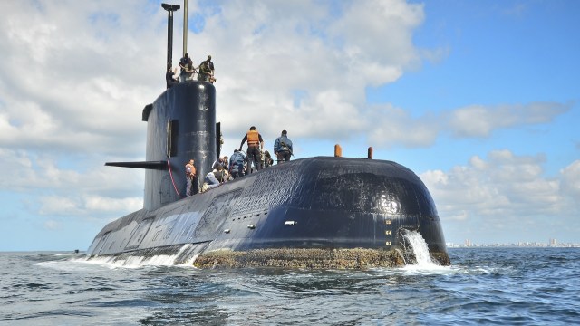 ARA San Juan di tahun 2013. Foto: Argentina Navy via AP