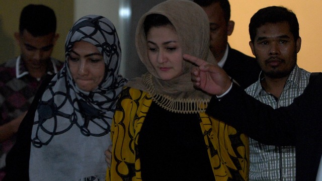 Istri Setya Novanto, Deisti Astriani Tagor (Foto: Antara/Sigid Kurniawan)