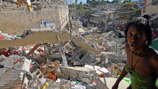 Gempa di Haiti 2010 (Foto: HONY BELIZAIRE/AFP)