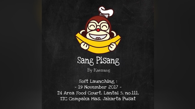 Sang Pisang by Kaesang (Foto: Instagram/@sangpisang2017)