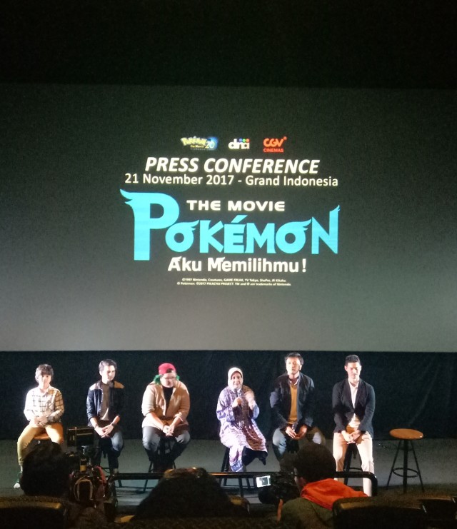 Jumpa pers film Pokemon (Foto: Prabarini Kartika/kumparan)