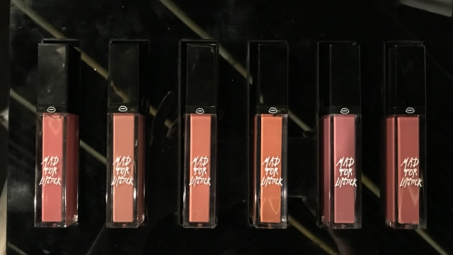 6 warna baru dari Mad for Lipstick (Foto: Stephanie Elia/kumparan)