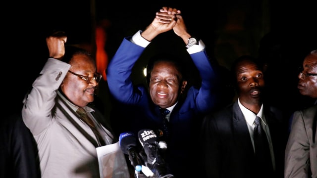 Wakil Presiden Zimbabwe Emmerson Mnangagwa (Foto: REUTERS/Mike Hutchings)