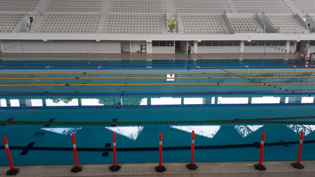 Venue Bulu Tangkis dan Akuatik Asian Games 2018 (Foto: Karina Nur Shabrina/kumparan)