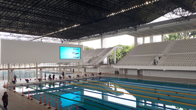 Venue Bulu Tangkis dan Akuatik Asian Games 2018 (Foto: Karina Nur Shabrina/kumparan)