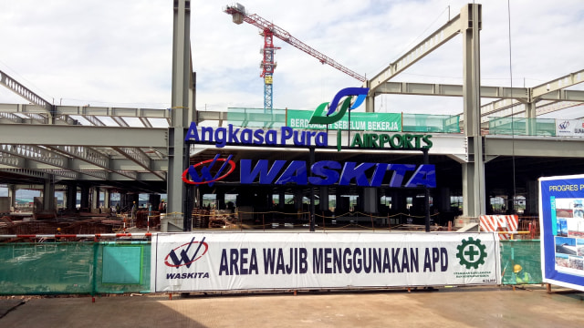 Pembangunan bandara Ahmad Yani, Semarang (Foto: Ochi Amanaturrosyidah/kumparan)