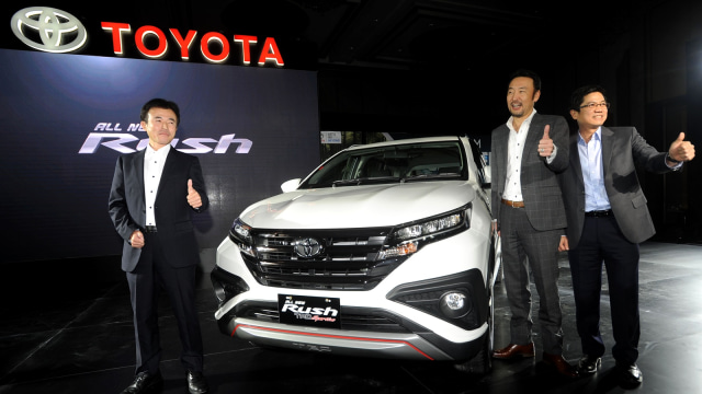 Peluncuran All New Toyota Rush (Foto: Antara/Audy Alwi)