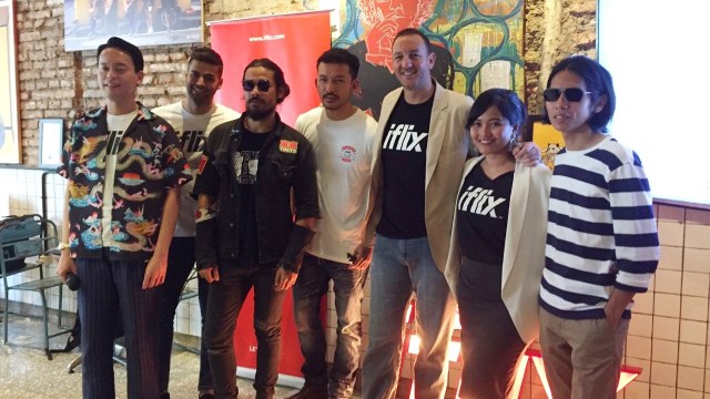 Chico Jericho dan Rio Dewanto di Filosofi Kopi (Foto: Andre Josua Deneam Simanjuntak/kumparan)