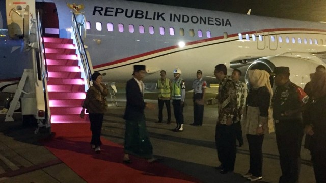 Presiden Jokowi dan Ibu Iriana Tiba di Medan (Foto: Yudhistira Amran Saleh/kumparan)
