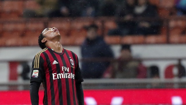 Robinho kala bermain untuk Milan. (Foto: AFP/Marco Bertorello)