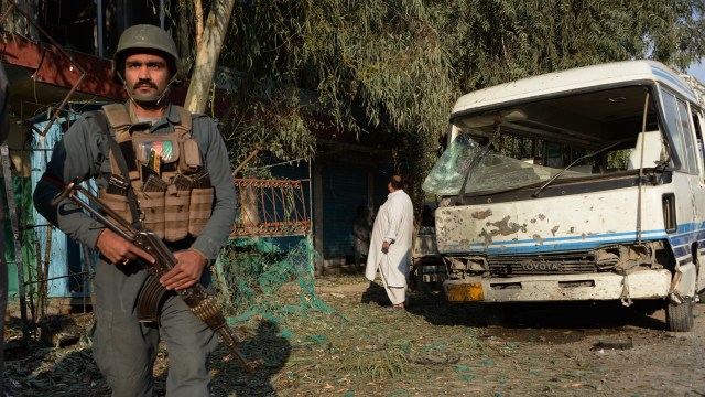 Serangan bom di Afganistan (Foto: Noorullah SHIRZADA / AFP)