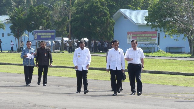 Jokowi Terbang ke Silangit, Sumatera Utara (Foto: Yudhistira Amran Saleh/kumparan)
