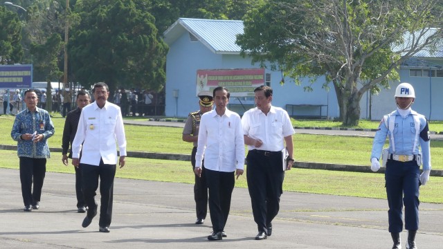 Jokowi Terbang ke Silangit, Sumatera Utara (Foto: Yudhistira Amran Saleh/kumparan)