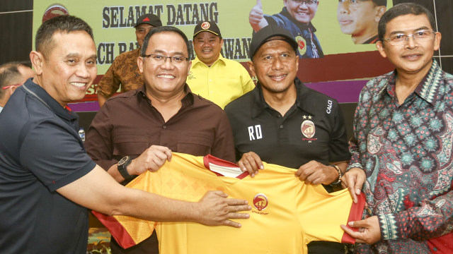 Rahmad Darmawan kembali ke Sriwijaya FC (Foto: ANTARA FOTO/Nova Wahyudi)