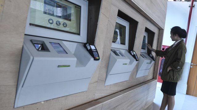 Stasiun kereta api bandara (Foto: Antara/Hafidz Mubarak A)