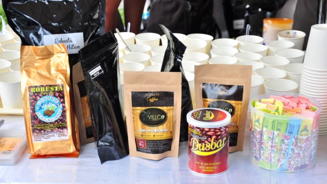 Kopi Bengkulu di Acara 'Semarak Kopi Bengkulu' (Foto: Rafyq Alkandy/kumparan)