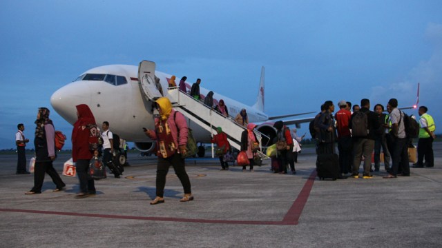 Bandara Internasional Lombok Ditutup (Foto: Antara/Syaiful Arif)