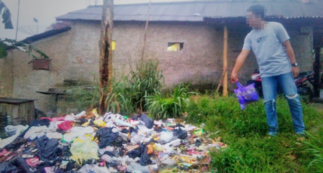 Waduh! Warga di Cicurug Kabupaten Sukabumi Masih Buang Sampah Sembarangan